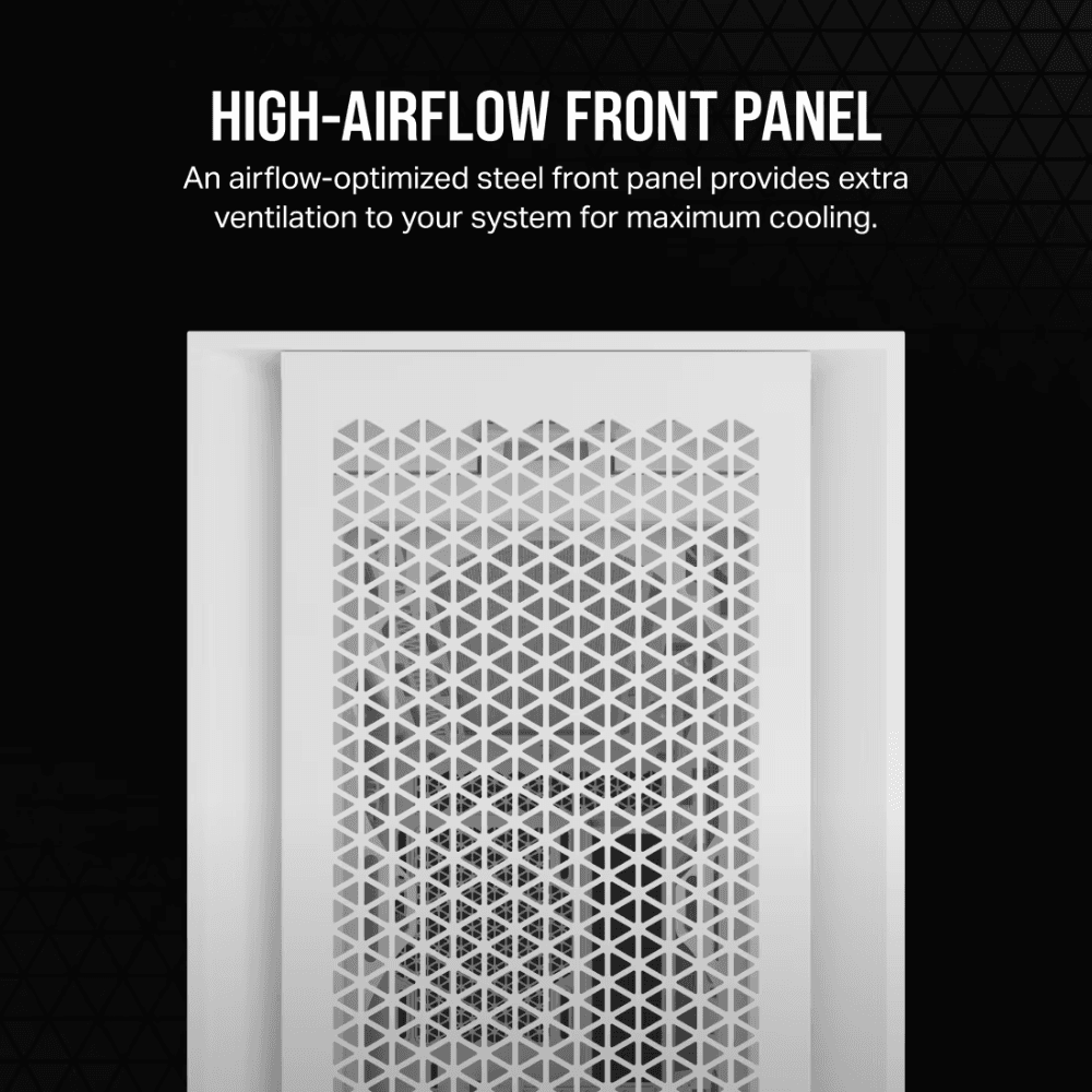 CORSAIR 5000D AIRFLOW CORE MT TEMP GLASS CASE WHITE — thumbnail 4 of 9