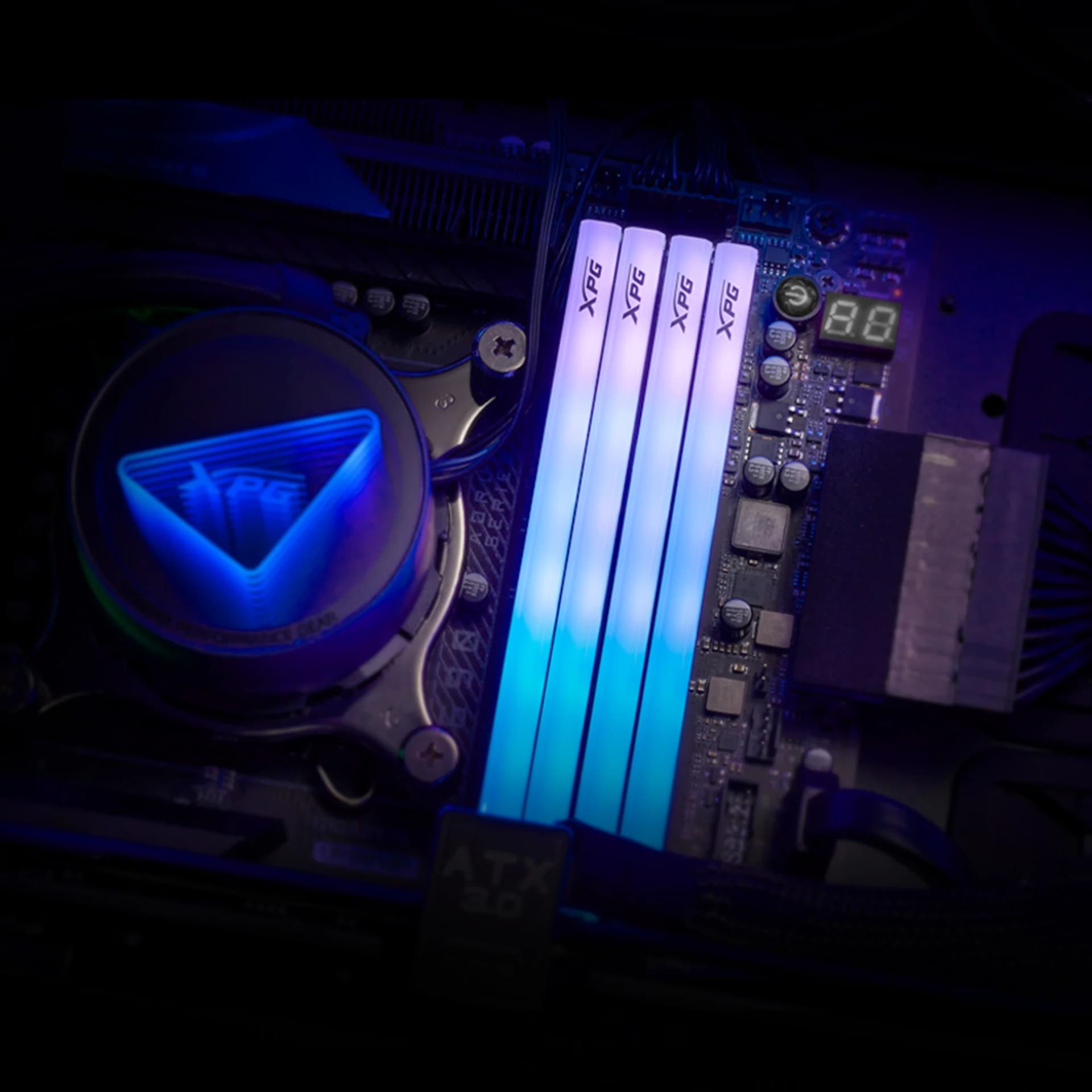XPG LANCER BLADE RGB DDR5 – DDR5 U-DIMM 16GB, 6000 MT/s, RGB, Low-Profile Heatsink — thumbnail 6 of 6