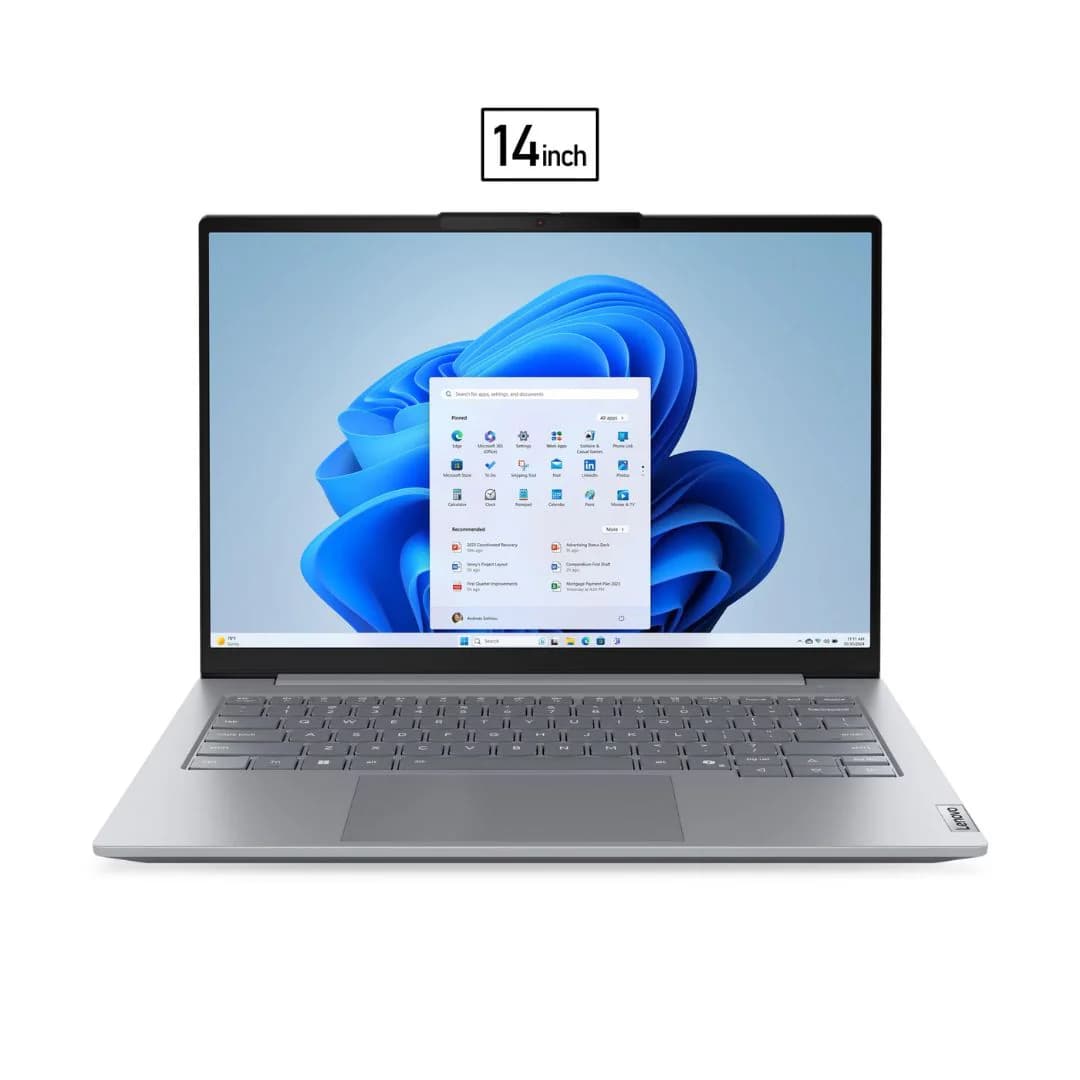 Lenovo Thinkbook 14 G8 IAL - (01GR) Intel Core Ultra 7-255H, RAM 8GB, SSD 512GB, Intel Graphics, 14.0 Inch Inch FHD IPS 60Hz, Arctic Grey
