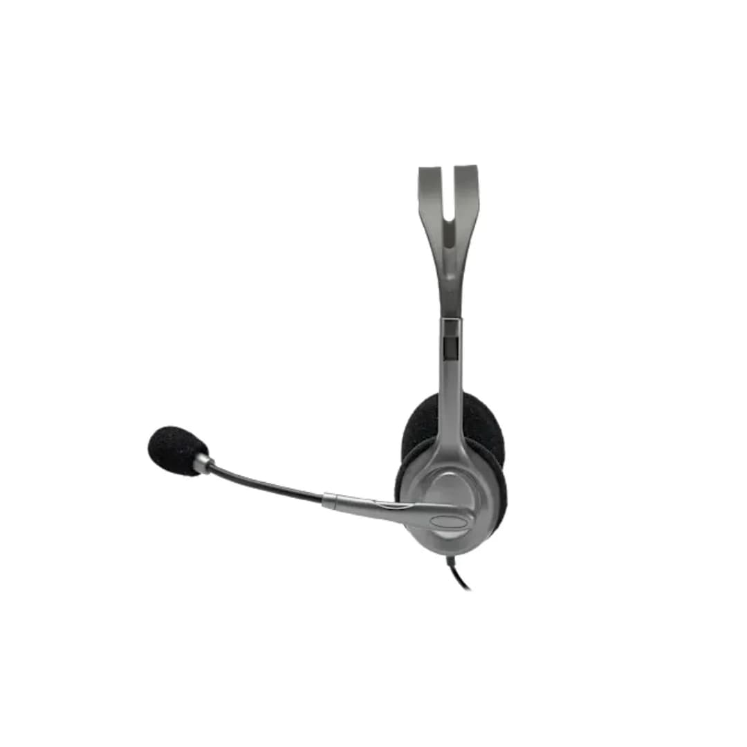 Logitech H110 Headset - Gray — thumbnail 2 of 4