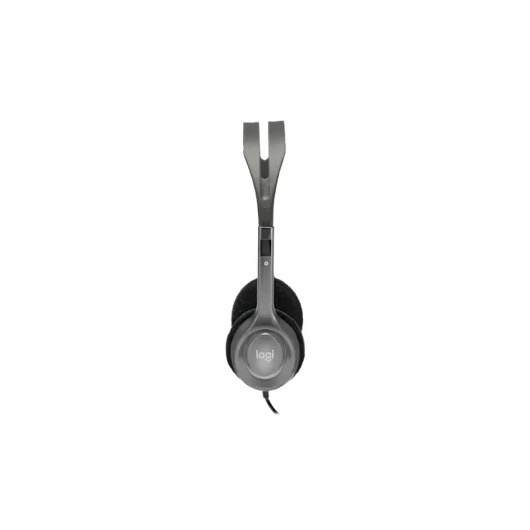 Logitech H110 Headset - Gray — thumbnail 3 of 4