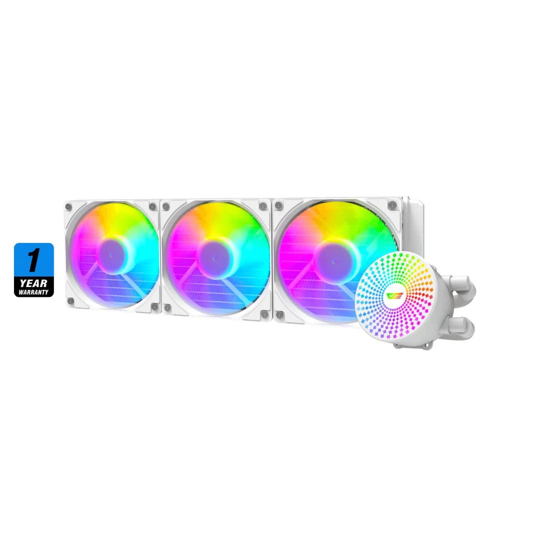DarkFlash DC360 Liquid CPU Cooler - White — thumbnail 2 of 4