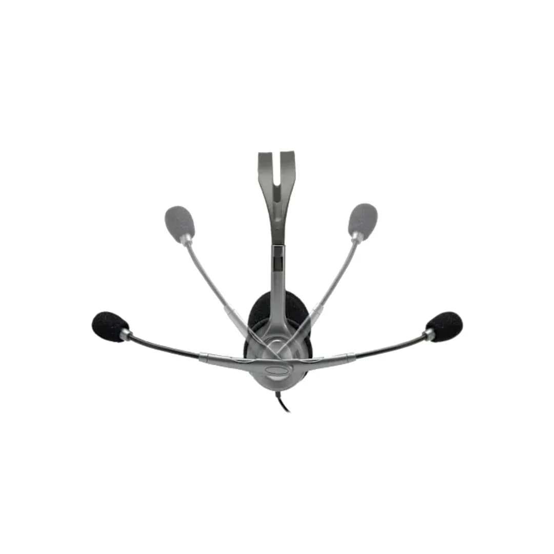 Logitech H110 Headset - Gray — thumbnail 4 of 4