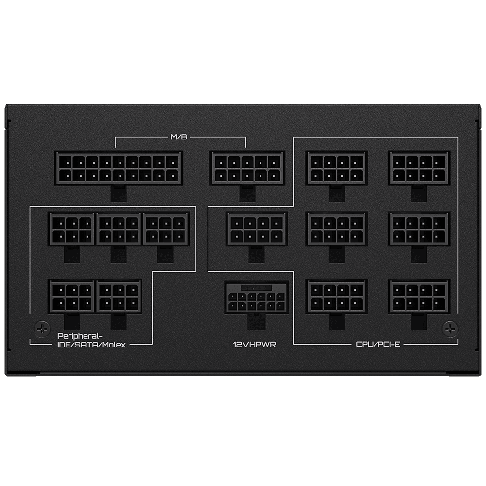 GIGABYTE UD1300M 80+PLUS GOLD BLACK Power Supply — thumbnail 3 of 3