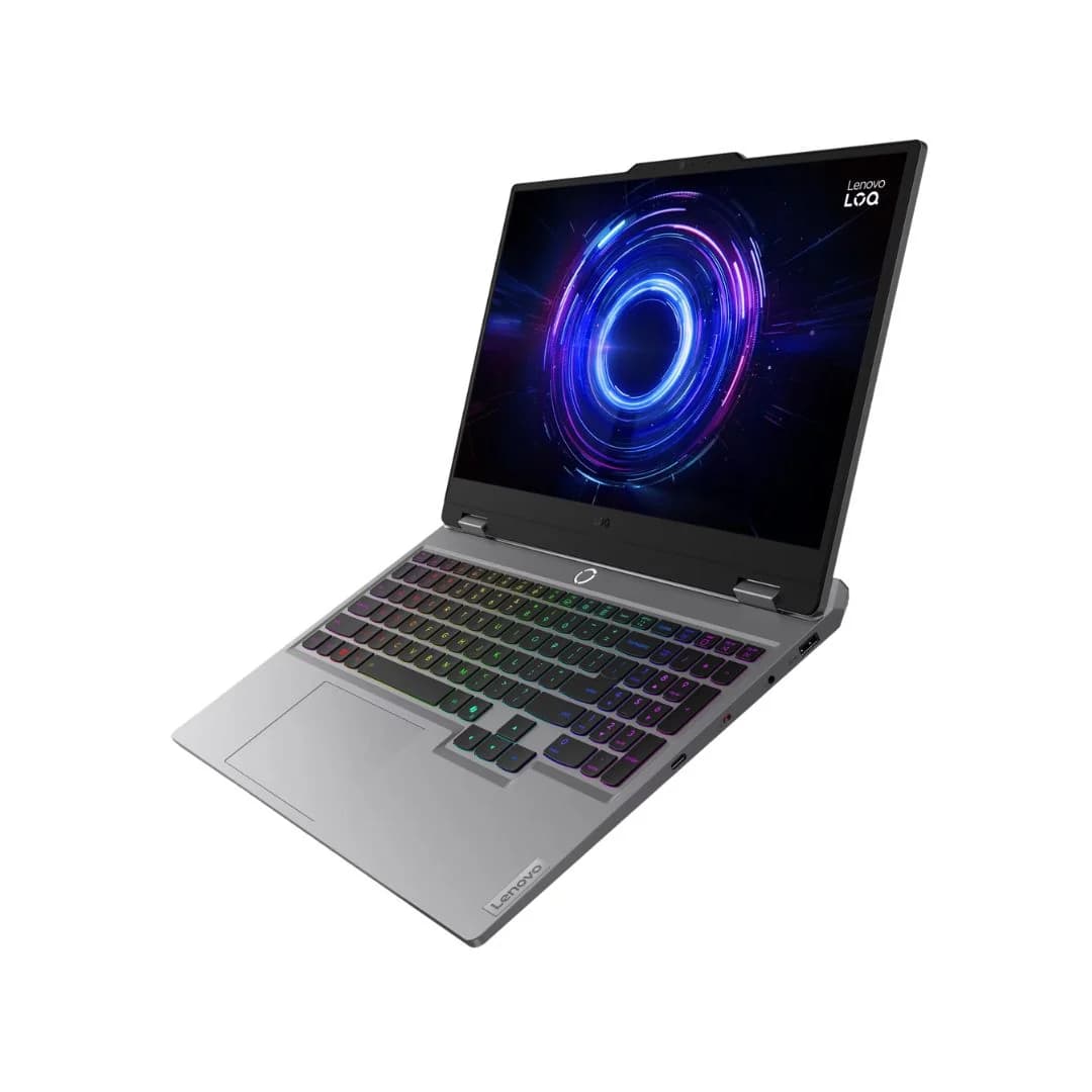 Lenovo LOQ 15, RTX 5060 8GB, Intel Core i7-14700HX, RAM 16GB, SSD 512GB, 15.6 Inch 144Hz IPS, Luna Gray — thumbnail 3 of 6