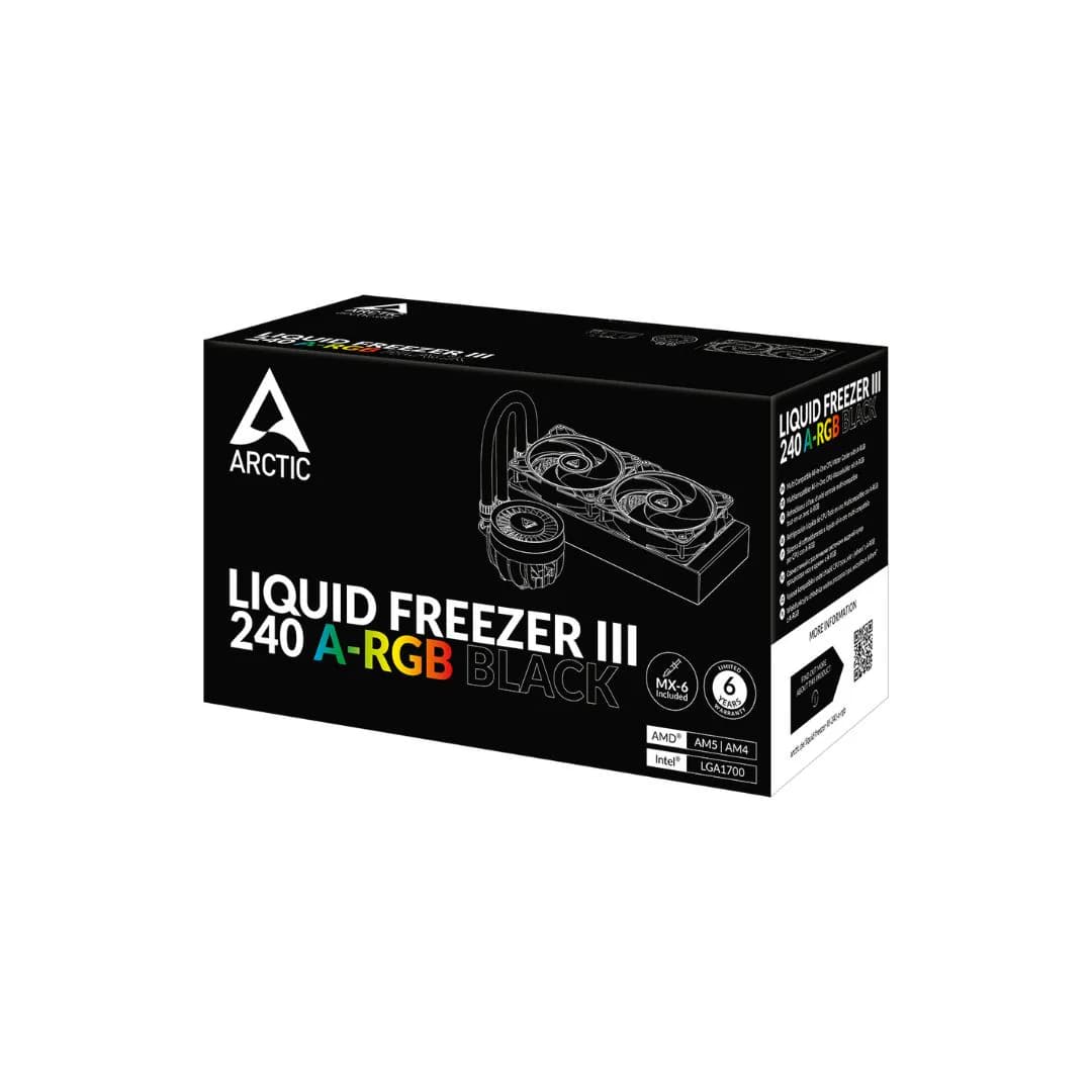 Arctic Liquid Freezer III 240 A-RGB - Black — thumbnail 7 of 7