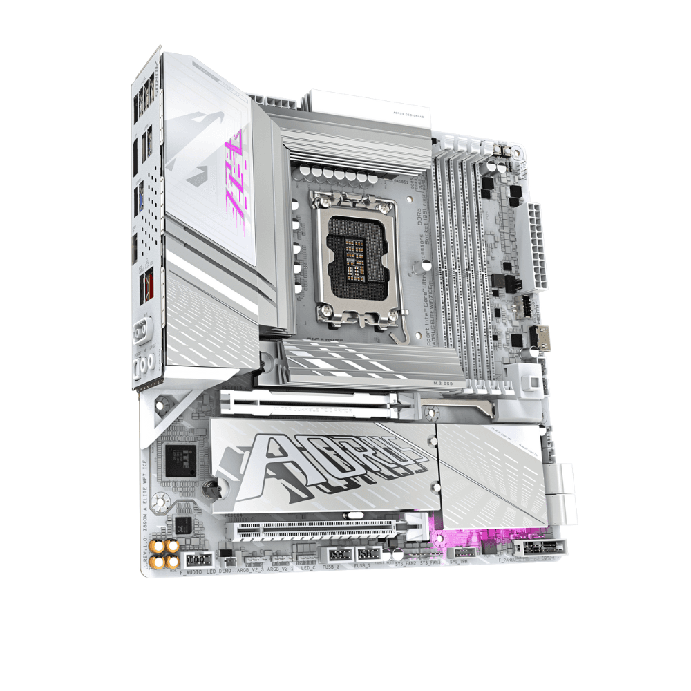 GIGABYTE Z890M AORUS ELITE WIFI7 ICE LGA 1851 — thumbnail 3 of 5