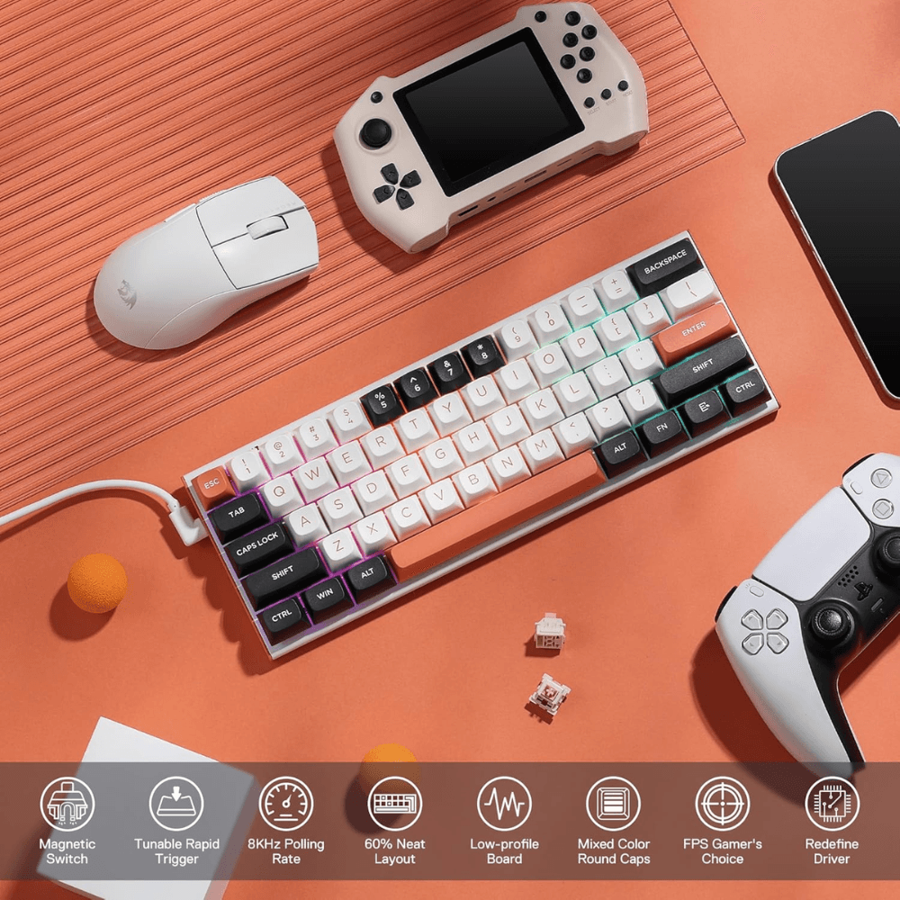 REDRAGON FIDD K683 Magnetic Hall Effect Gaming Keyboard — thumbnail 2 of 7