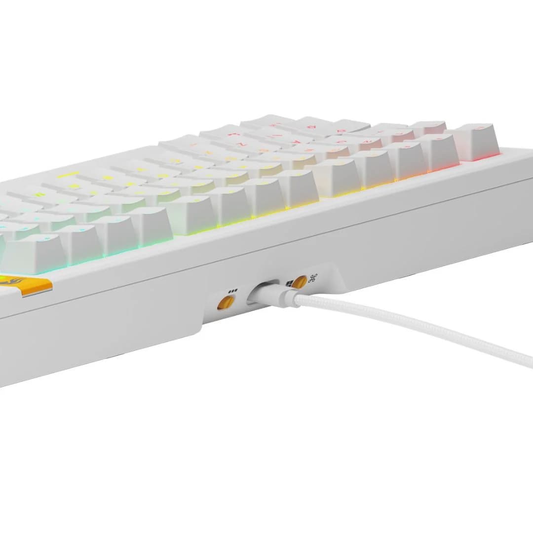 Glorious GMMK 3 HE 75% Gaming Keyboard - White — thumbnail 3 of 3