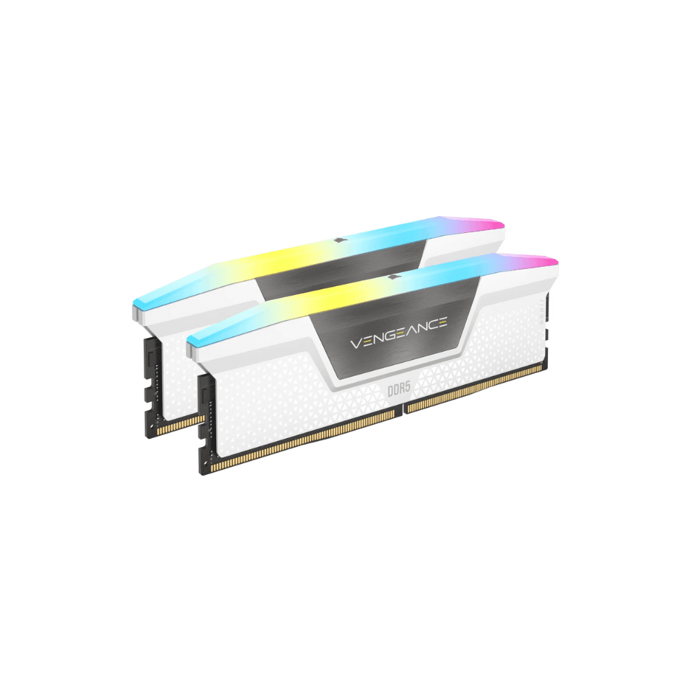 CORSAIR VENGEANCE RGB DDR5 32GB (2x16GB) 6400MT/s CL32 White