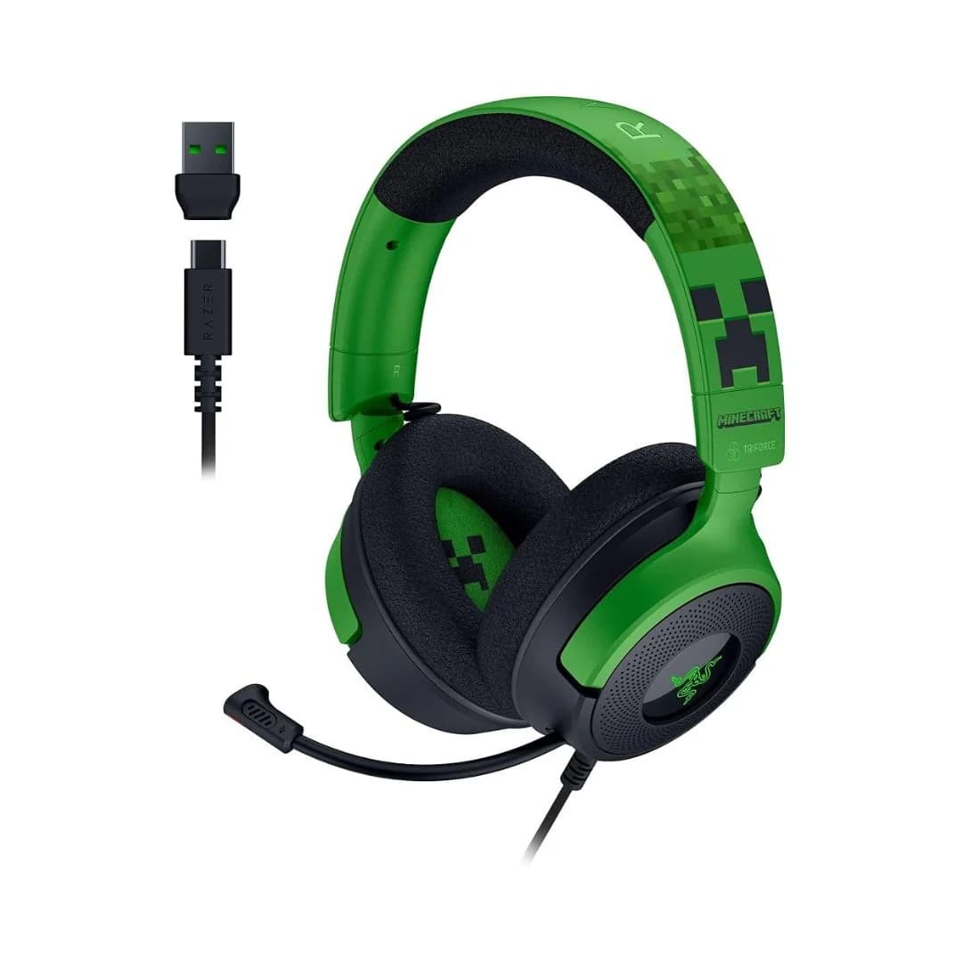 Razer Kraken V4 X Gaming Headset - Minecraft Edition — thumbnail 2 of 4