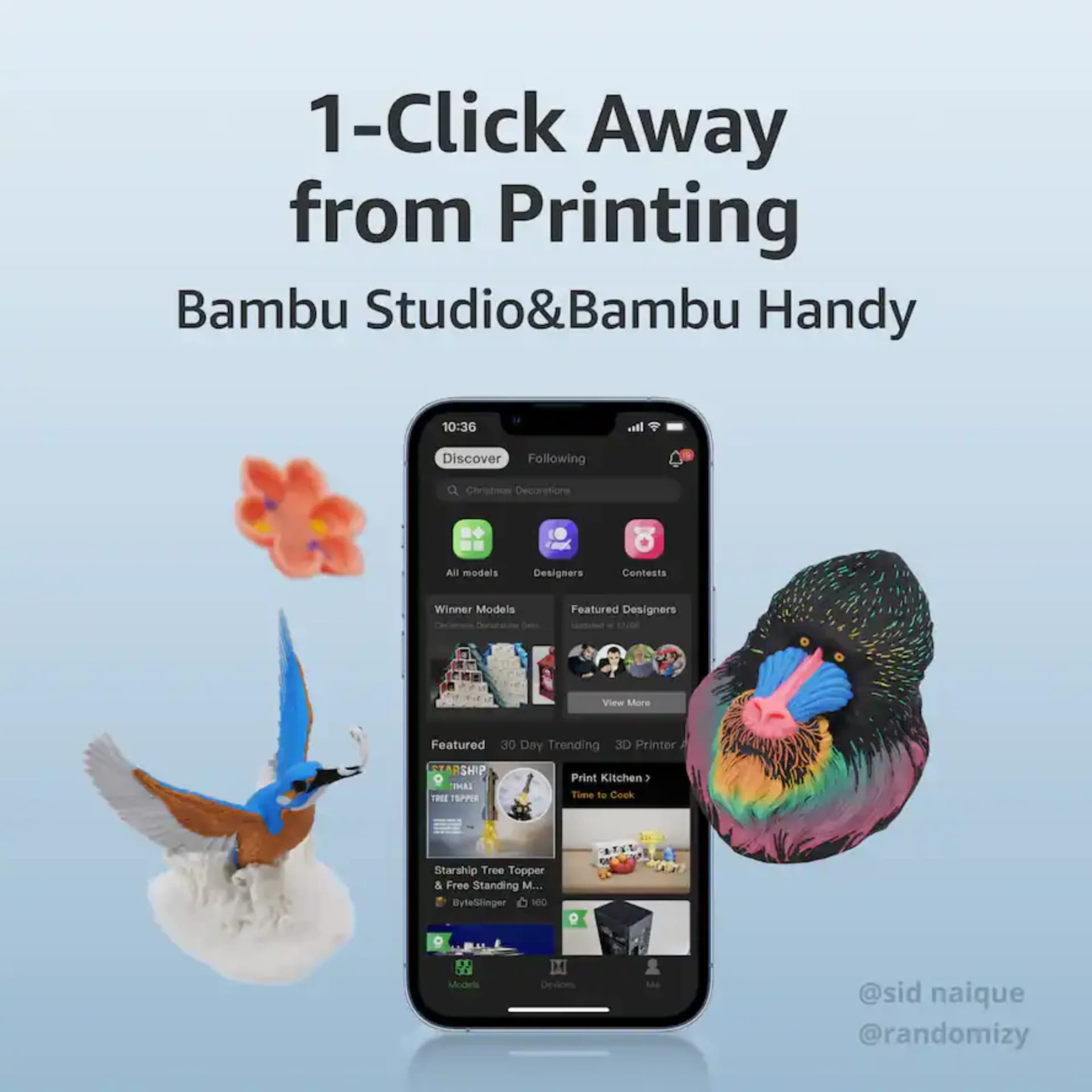 Bambu Lab A1 Combo 3D Printer — thumbnail 5 of 5
