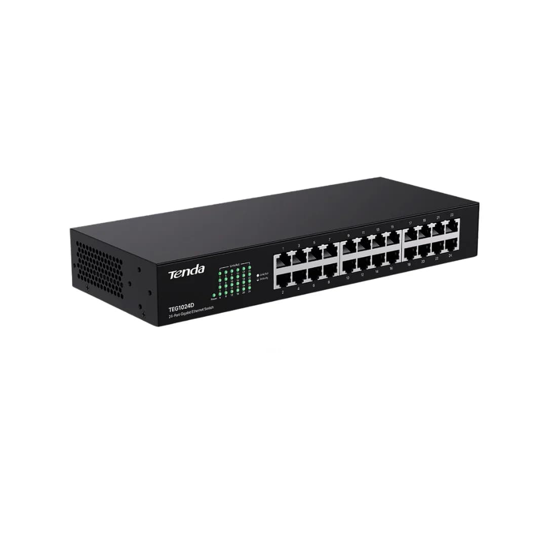 Tenda TEF1024D 24-Port 10/100Mbps - Ethernet Network Switch — thumbnail 3 of 3