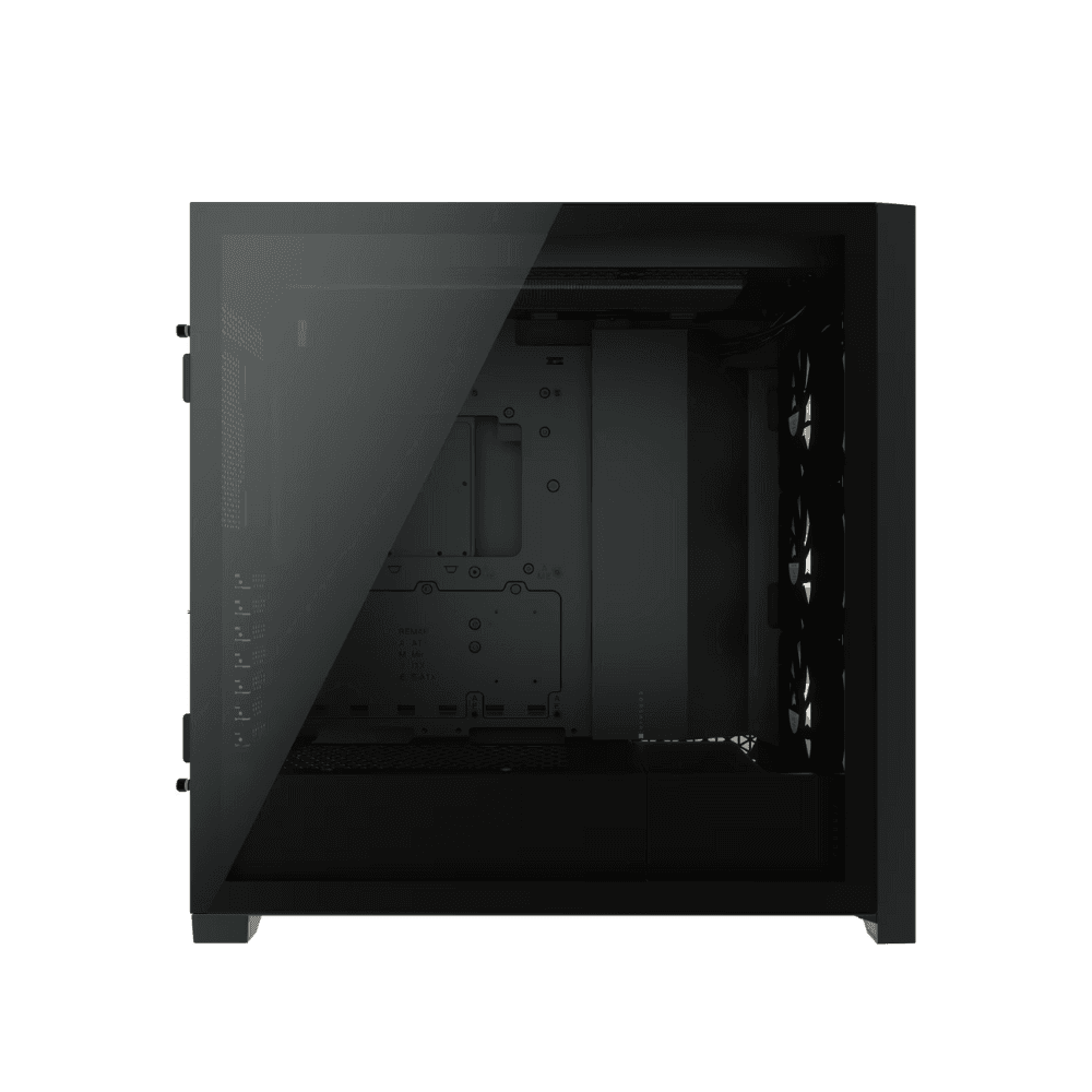 CORSAIR ICUE 5000X RGB TEMPERED GLASS MID-TOWER SMART CASE  BLACK — thumbnail 2 of 5