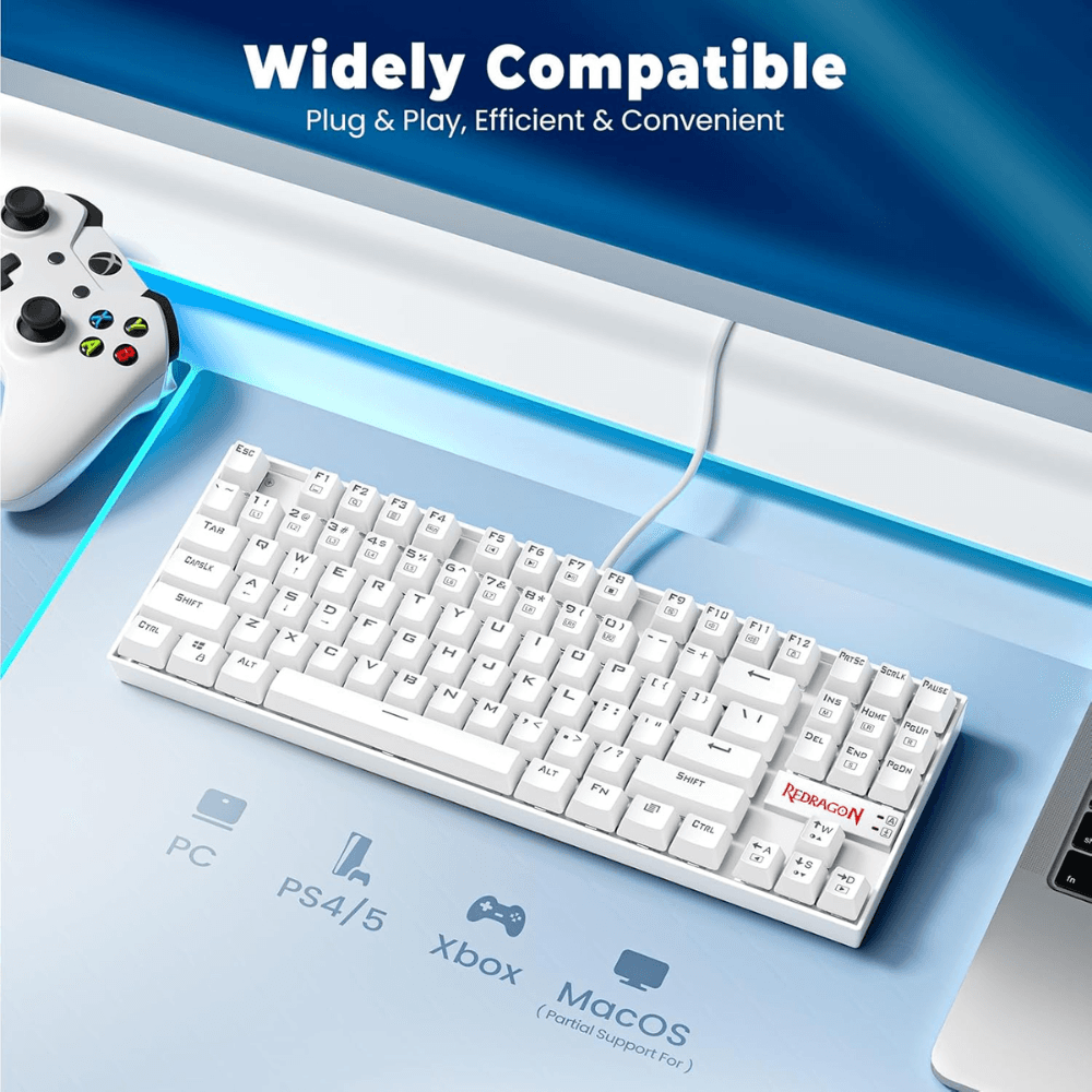 REDRAGON KUMARA K552 White Mechanical Gaming Keyboard — thumbnail 7 of 8