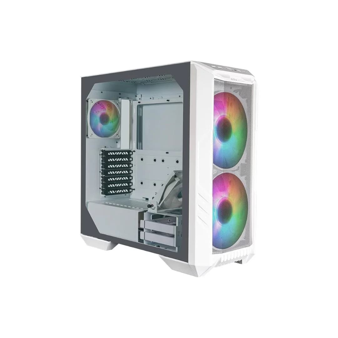Cooler Master HAF 500 Mid Tower 3 Fan - White — thumbnail 3 of 4