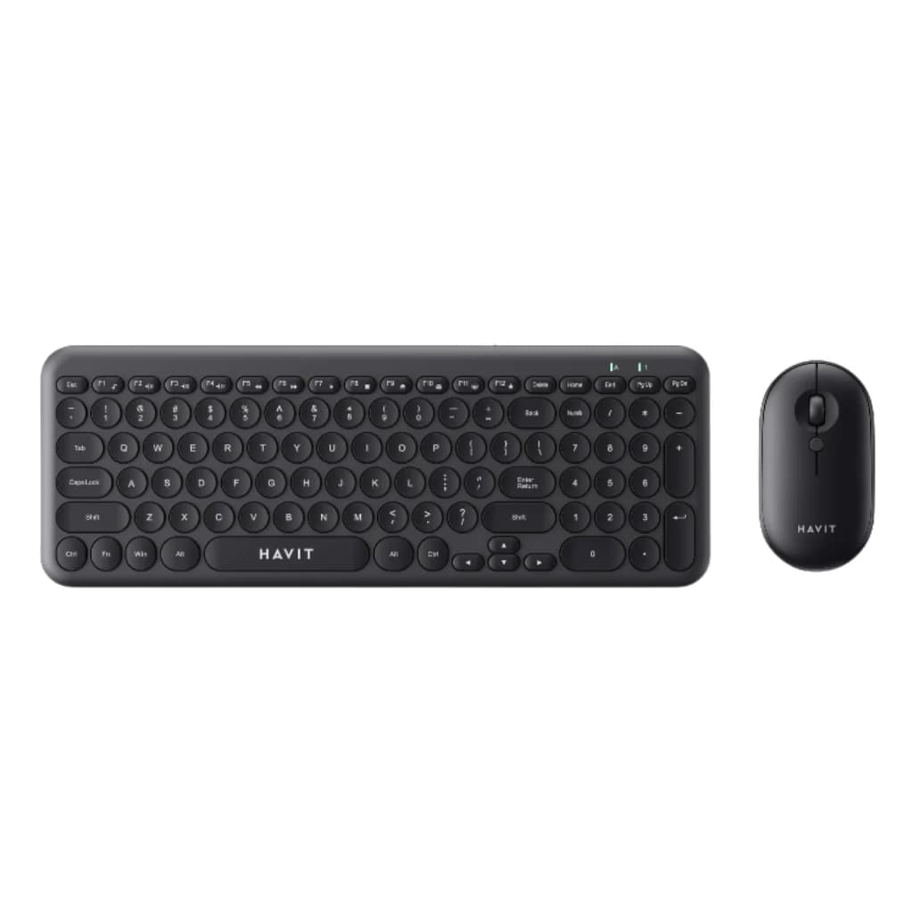 Havit KB254GCM Wireless Keyboard & Mouse Combo - Black (English Layout)