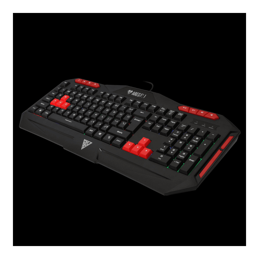 GAMDIAS ARES P1 RGB Gaming Keyboard – Black — thumbnail 4 of 5