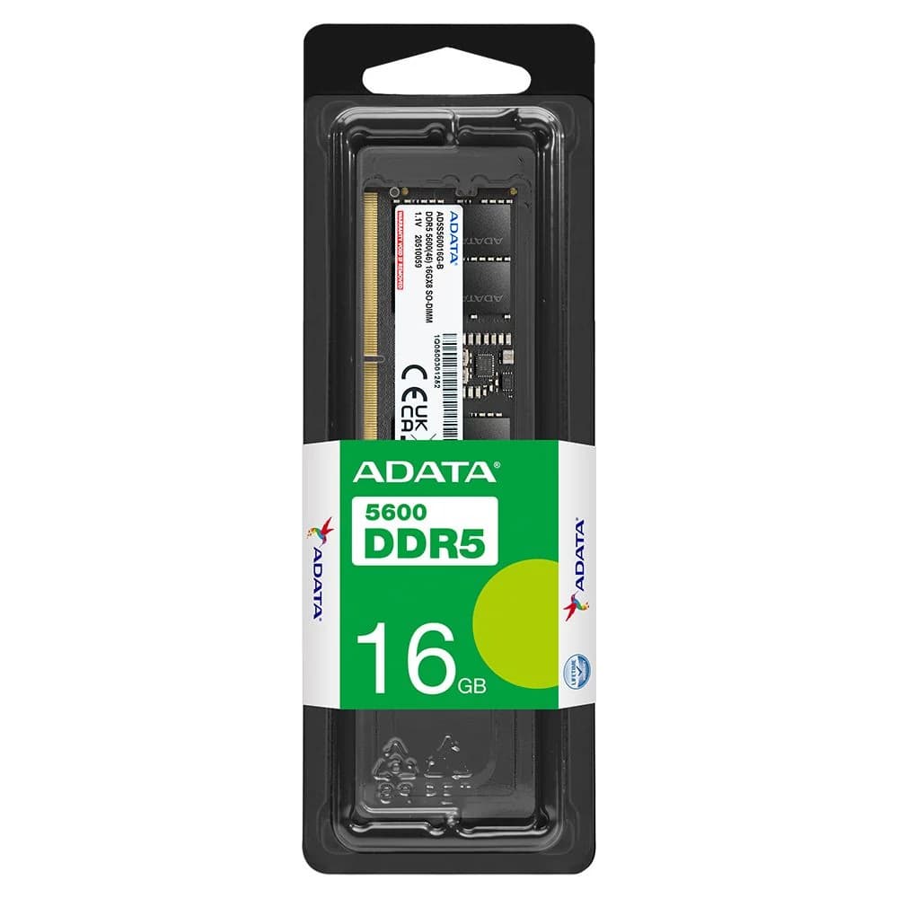 ADATA DDR5 5600MHz - 16GB (1x 16GB) - SO-DIMM Laptop RAM — thumbnail 9 of 9