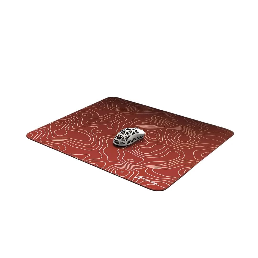 ATTACK SHARK CM02 Gaming Mousepad - Red Contour — thumbnail 2 of 2