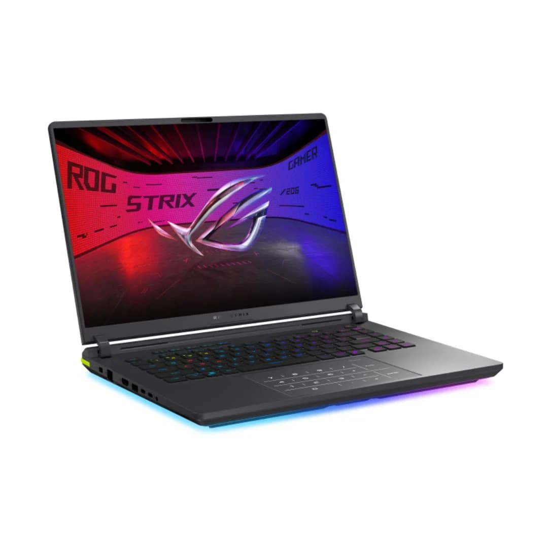 ASUS ROG Strix G16, NVIDIA RTX 5070 Ti 12G, Intel Core Ultra 7-255HX, RAM 16GB, 1TB SSD NVMe, 16.0 Inch WUXGA 165Hz IPS, Eclipse Gray — thumbnail 3 of 9