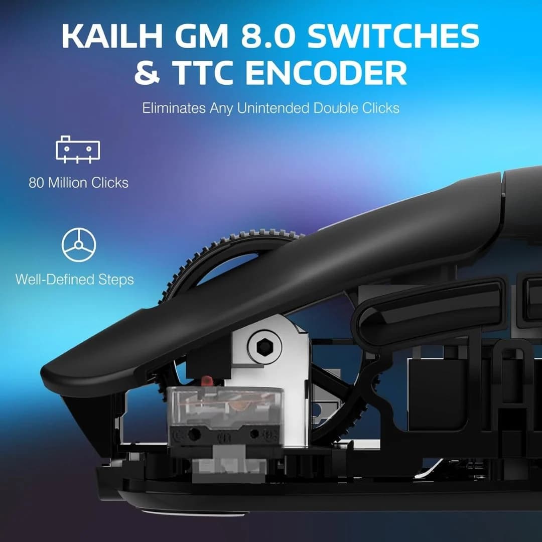 ATTACK SHARK X3PRO  Wireless Gaming Mouse - Black — thumbnail 6 of 7