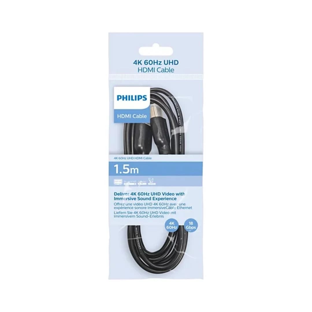 Philips SWV5510 2.0 HDMI Cable 1.5M 4K@60Hz — thumbnail 2 of 2