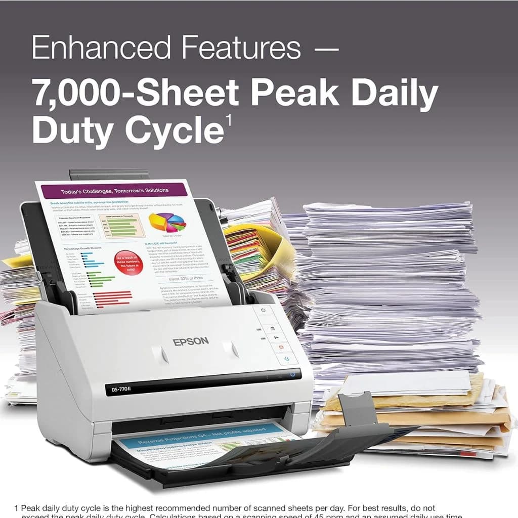 Epson DS-770 II - Color Duplex Document Scanner — thumbnail 5 of 6