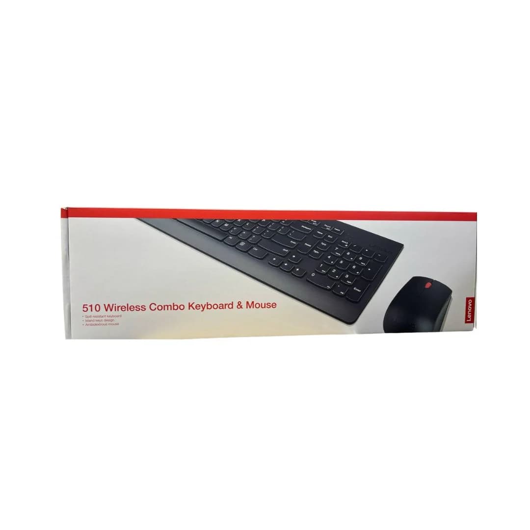 Lenovo 510 Wireless Combo Keyboard & Mouse - Black — thumbnail 4 of 5