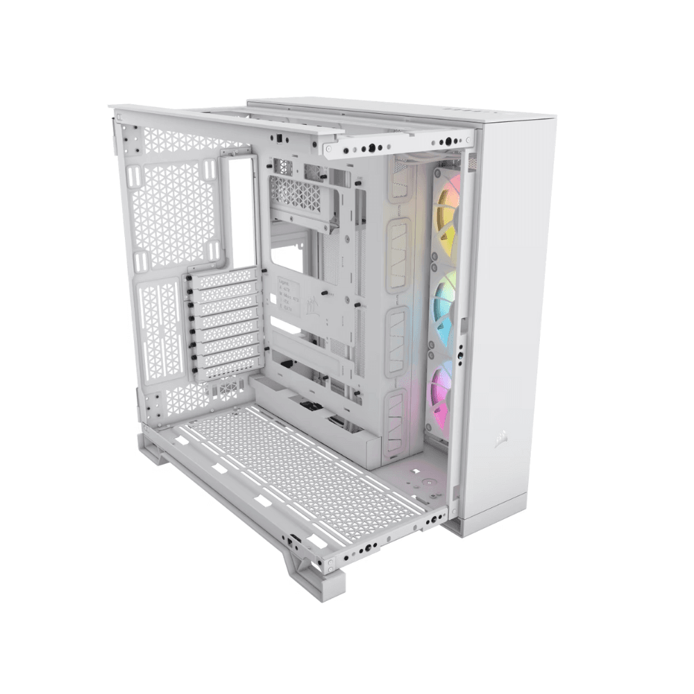 CORSAIR 6500X TEMPERED GLASS MT CASE RGB WHITE ICUE LINK — thumbnail 5 of 6