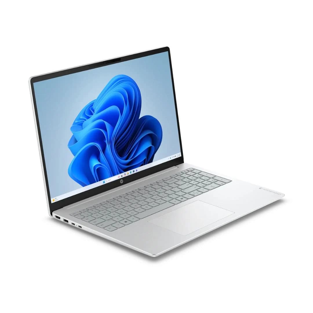 HP OmniBook 3 16-bu0305dx, Intel Core Ultra 5-225U, RAM 8GB, SSD 512GB, Intel Graphics, 16 Inch 2K IPS Touchscreen, Mica Silver — thumbnail 3 of 5