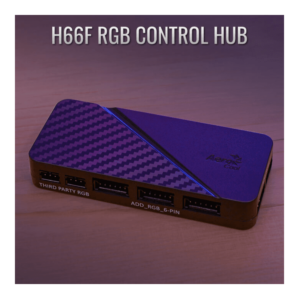 AEROCOOL FAN CASE DOU 12 PRO 3X120mm ARGB BLACK+ REMOTE CONTROL — thumbnail 5 of 5