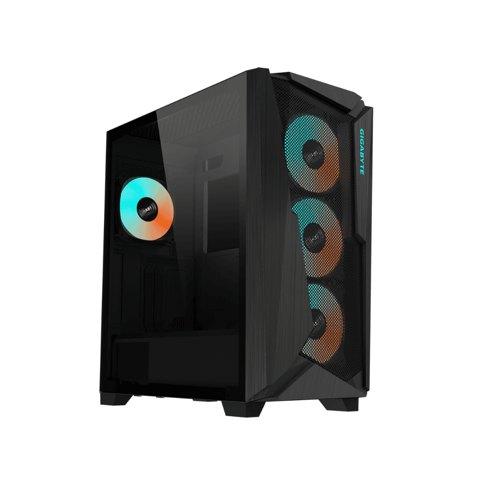 CASE GIGABYTE C301G V2 ATX GLASS BLACK — thumbnail 3 of 7