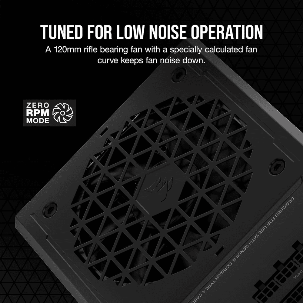 CORSAIR RM850E 850W 80+PLUS GOLD BLACK Power Supply — thumbnail 4 of 5