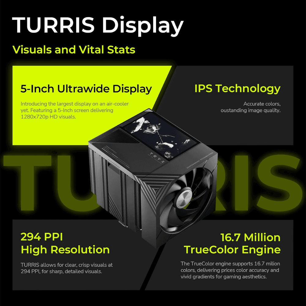 TRYX TURRIS 620 CPU Air Cooler White — thumbnail 2 of 9
