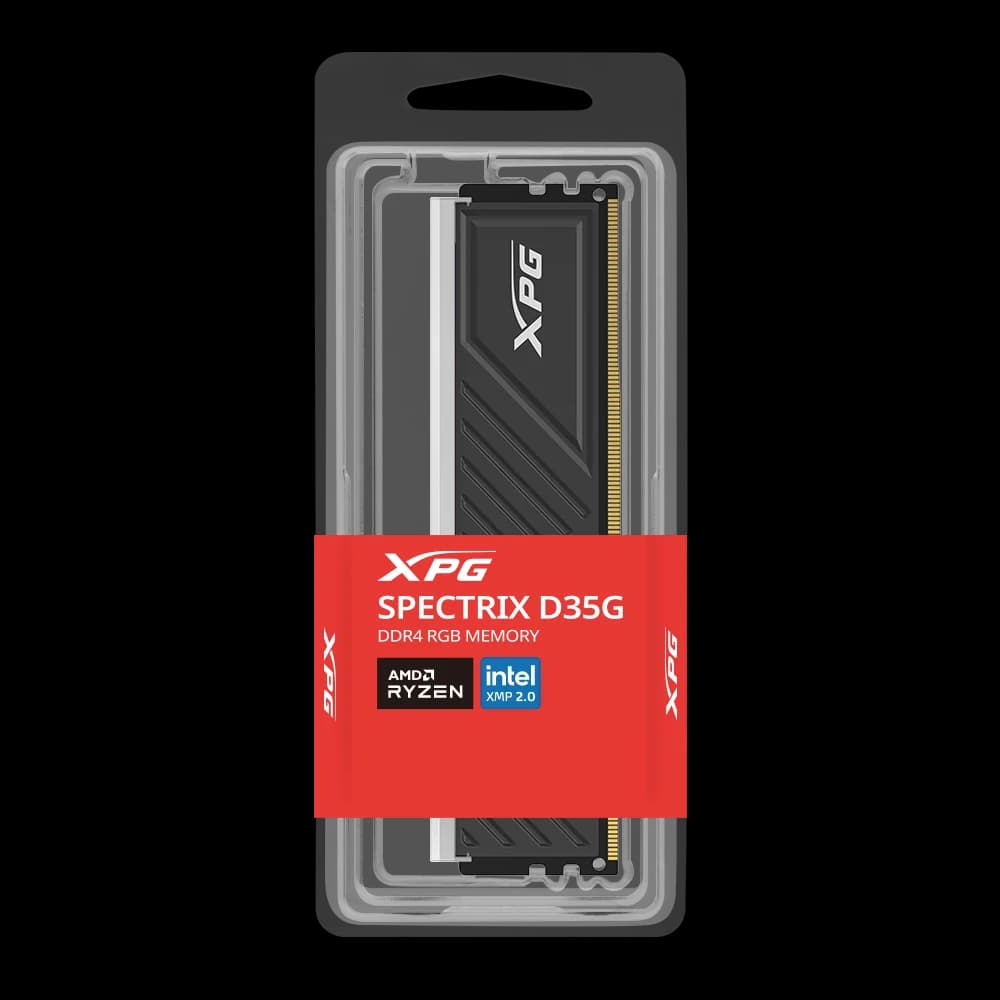 XPG Spectrix D35G RGB DDR4 RAM – 3200MT/s, CL16-18, 8-32 GB U-DIMM, Low-Profile RGB — thumbnail 5 of 5
