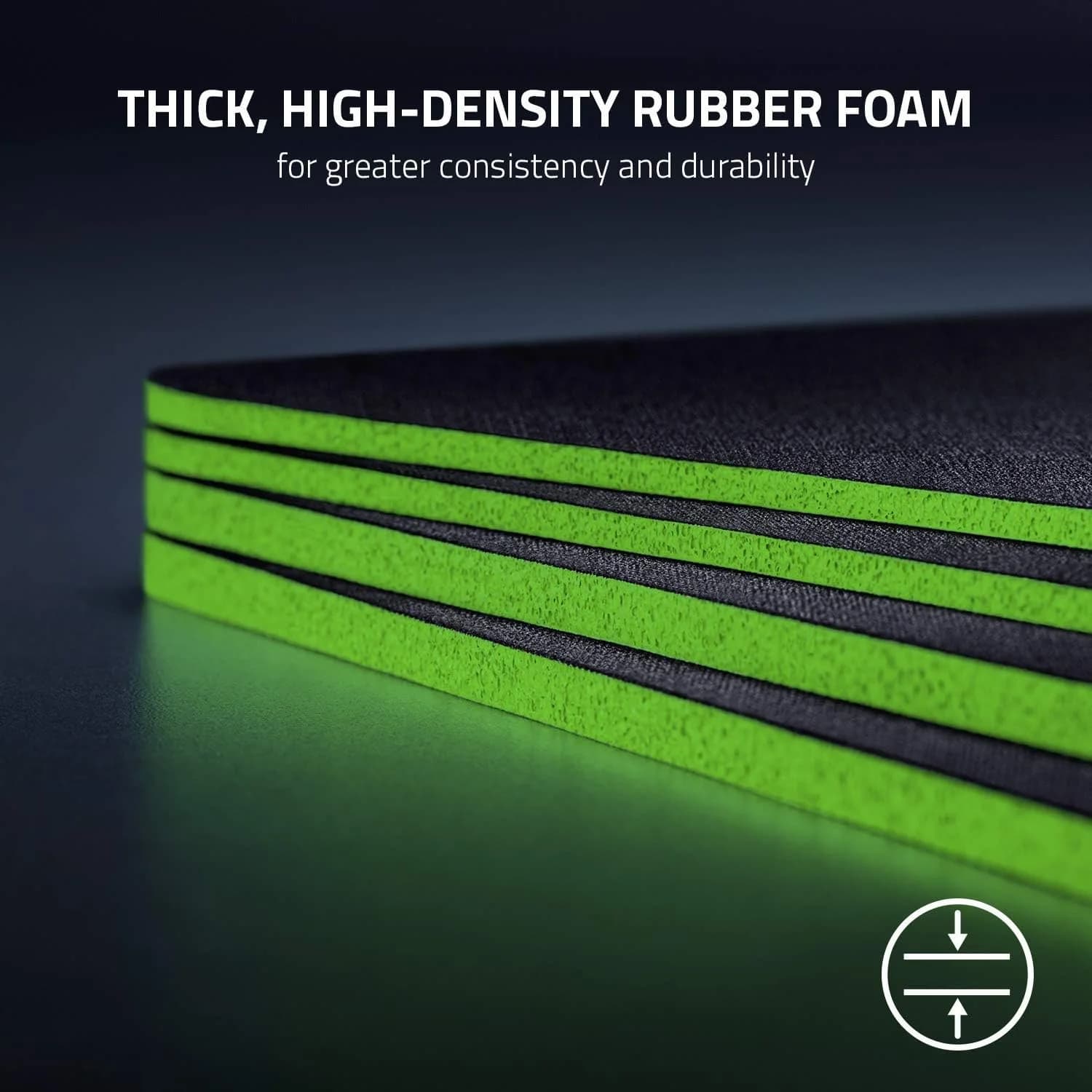 Razer Gigantus V2 - Soft Gaming Mouse Mat for Speed and Control (Non-Slip Rubber, Textured Micro-Weave Cloth) Black — thumbnail 5 of 9