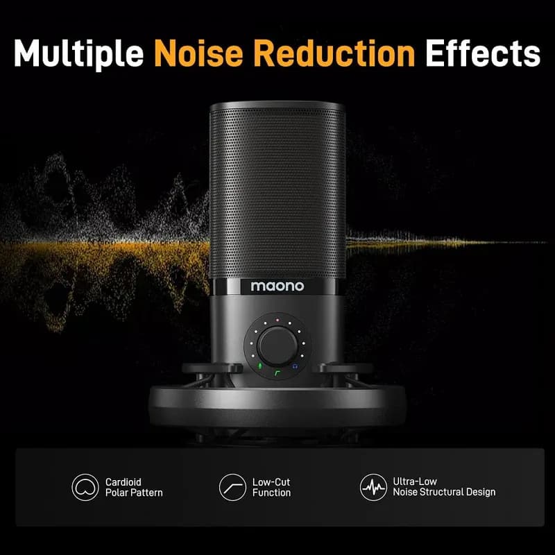 Maono PM450S USB Condenser Microphone for Studio Recording, Podcasting & Streaming — thumbnail 6 of 6
