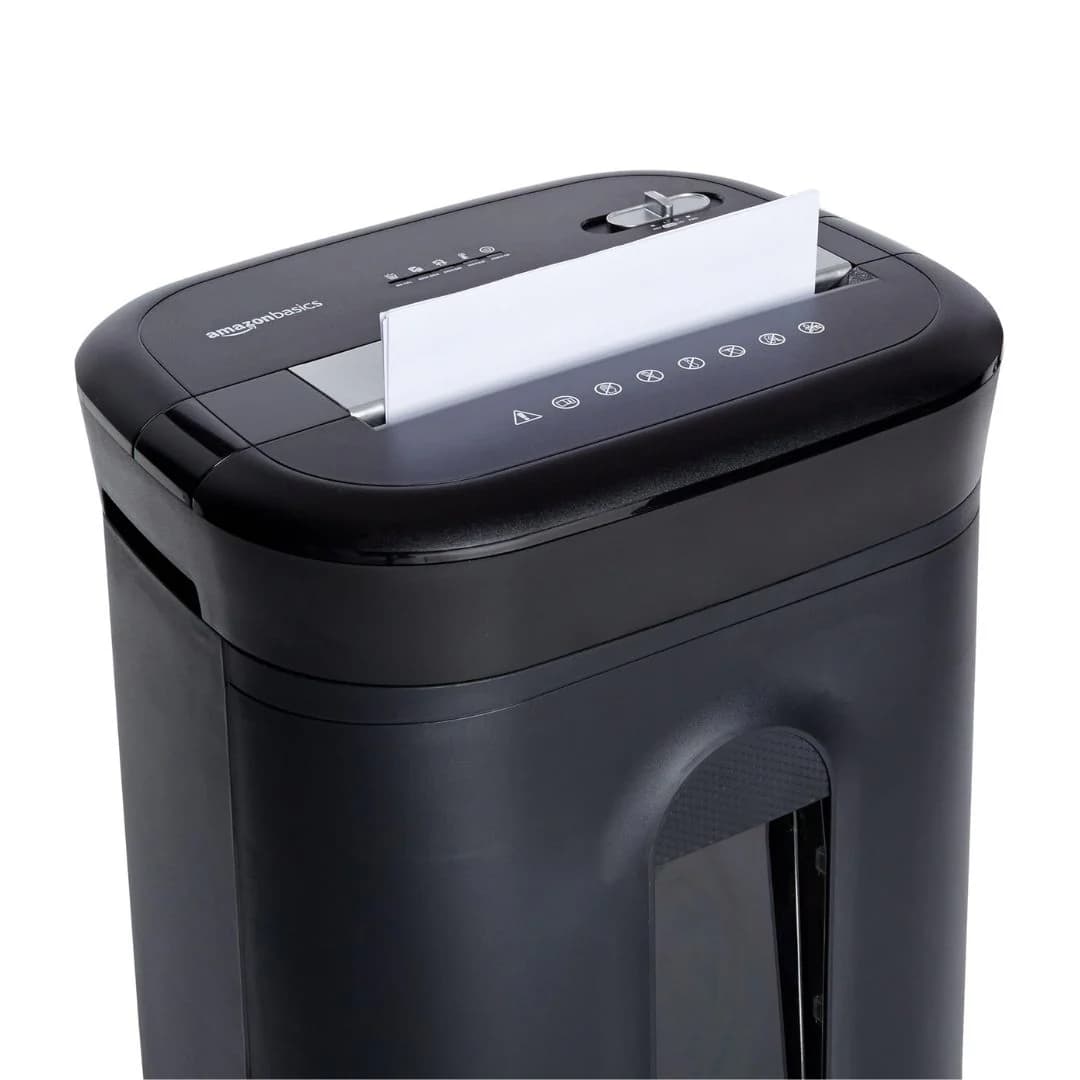 AmazonBasics 15-Sheet Cross-Cut Shredder - Paper, CD & Card — thumbnail 3 of 4