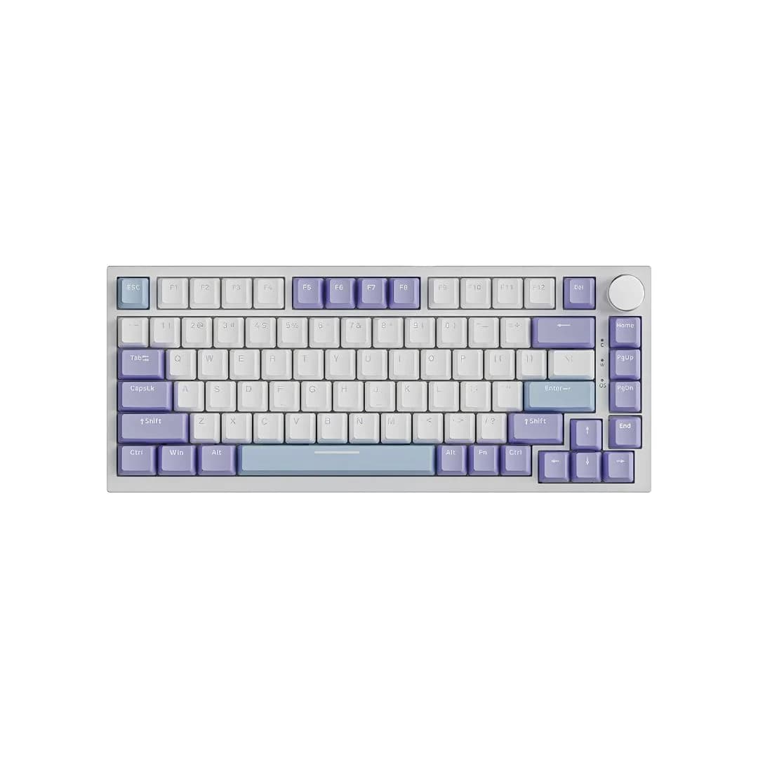 AJAZZ AK820 - Mechanical Keyboard, Sea Salt Switch, Blue/White/Purple — thumbnail 2 of 3