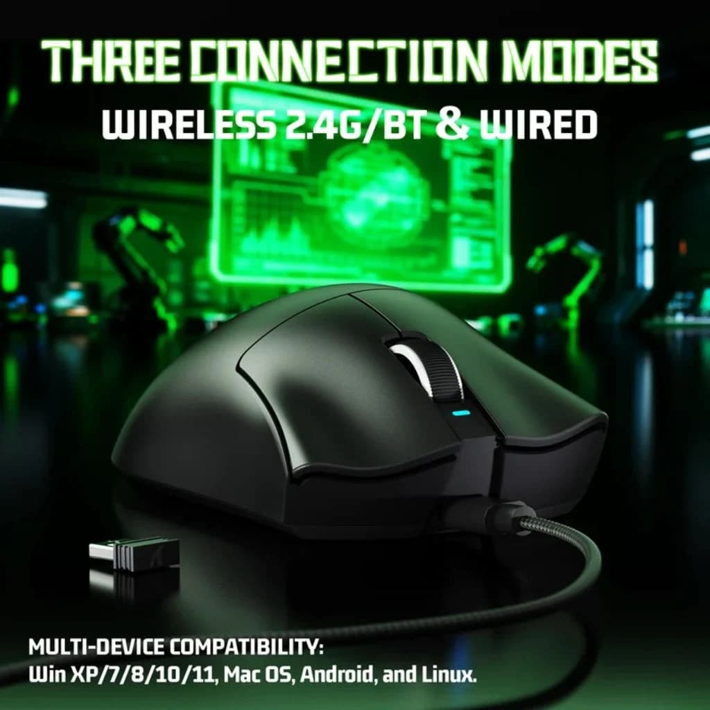 Attack Shark V3 Wireless Gaming Mouse - Black — thumbnail 4 of 5