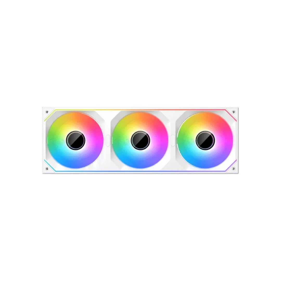 XIGMATEK INFINITY SF360 Digital Arctic 120mm 3-Fan Pack - White — thumbnail 2 of 5