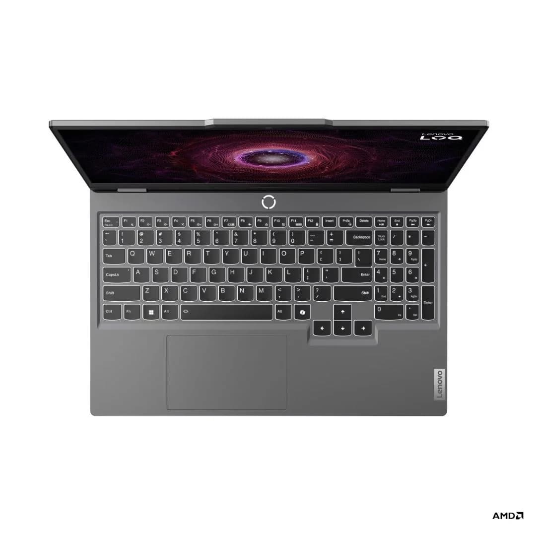 Lenovo LOQ 15, RTX 3050-6G, Ryzen 5-7235HS, RAM 16GB, SSD 512GB, 15.6 Inch FHD, Luna Grey — thumbnail 2 of 7