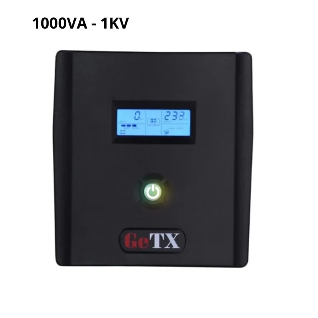 UPS GeTX GXK-1000-C (1000VA, 1KV), Line interactive, LCD Battery 12v-7a *2 — thumbnail 3 of 4