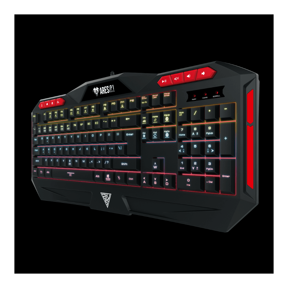 GAMDIAS ARES P1 RGB Gaming Keyboard – Black — thumbnail 5 of 5