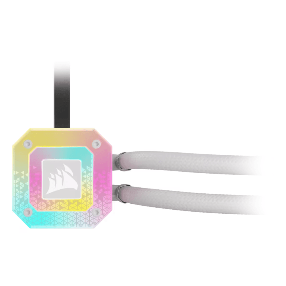 CORSAIR iCUE H100i ELITE CAPELLIX 240mm – White — thumbnail 4 of 4