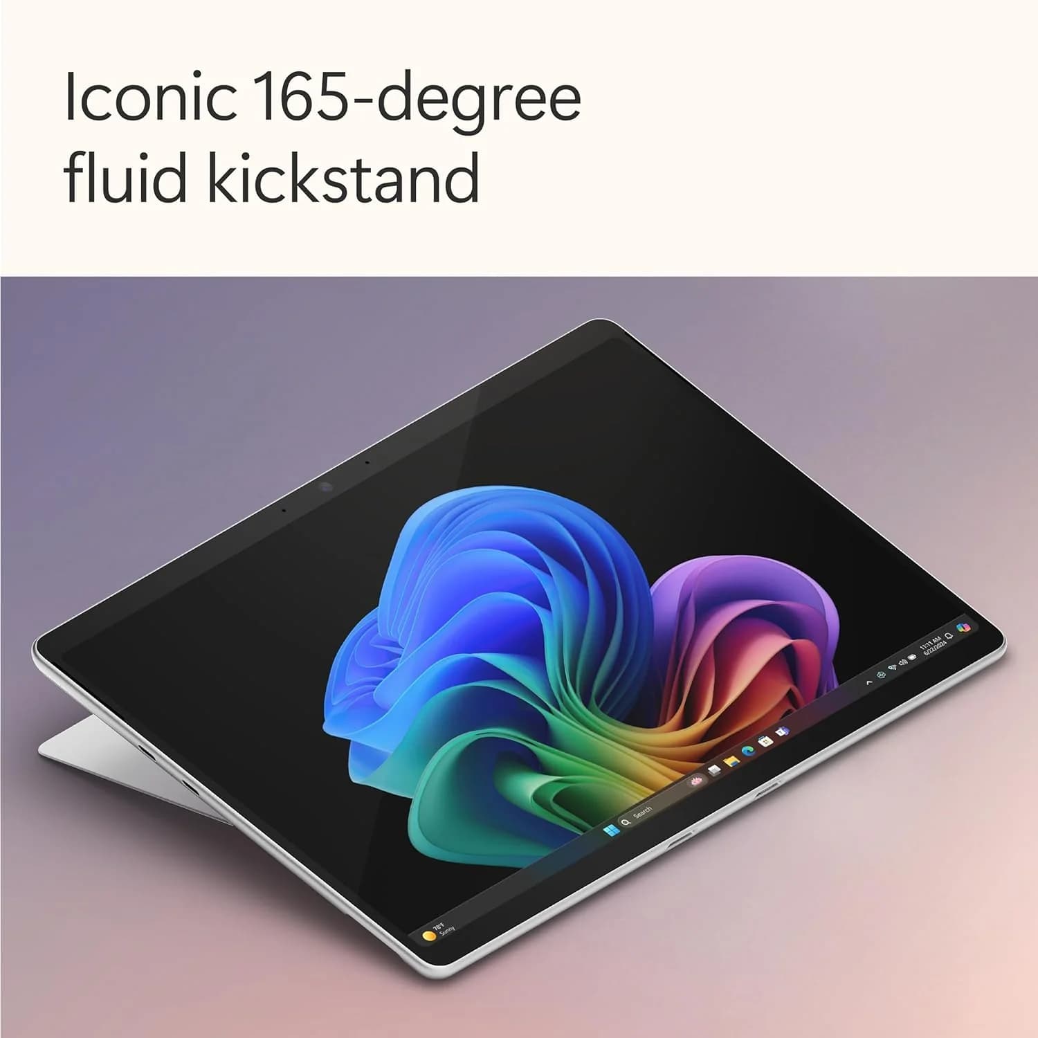 Microsoft Surface Pro 11 Copilot+ PC, 13" LCD 120Hz Touchscreen, Snapdragon X Elite, 32GB RAM, 1TB SSD,Shared Qualcomm Adreno Graphics, Windows 11 Pro, Platinum — thumbnail 4 of 9