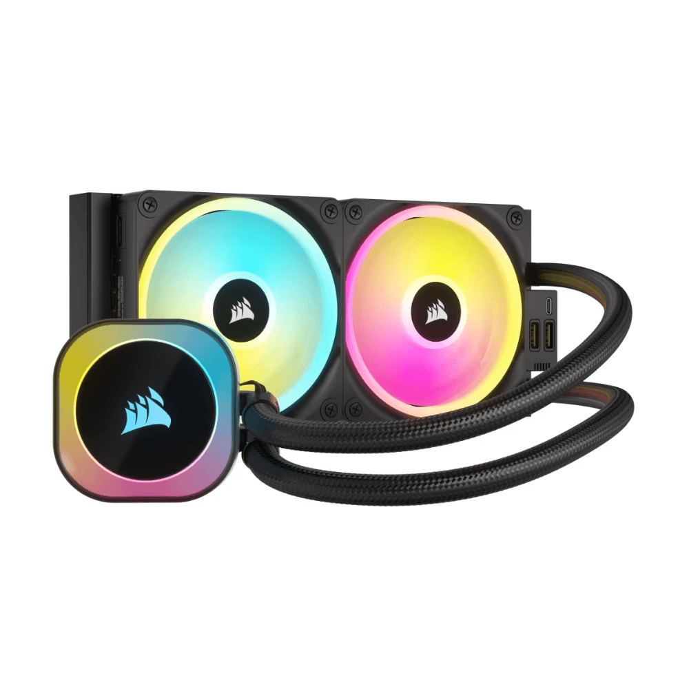 CORSAIR FAN COOLING LIQUID iCUE LINK H100i 240mm RGB BLACK