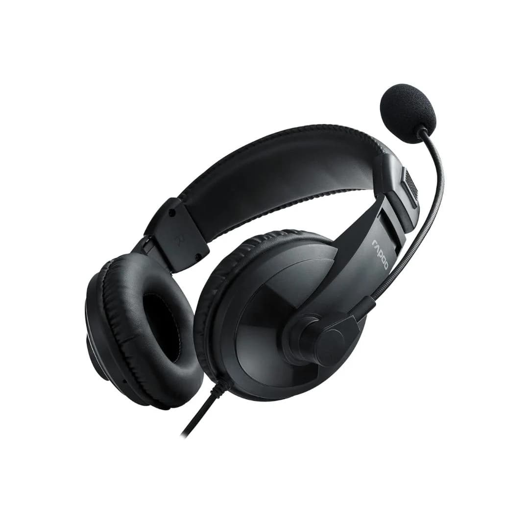 Rapoo H150S Wired Headset - Black — thumbnail 2 of 4