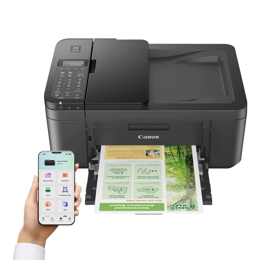 Canon PIXMA TR4645 Wi-Fi, Inkjet Color 4-in-1 Printer, Printing from Smart Devices — thumbnail 3 of 4